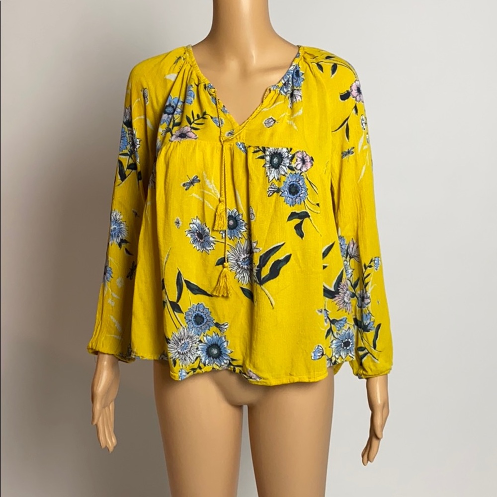 Yellow blouse